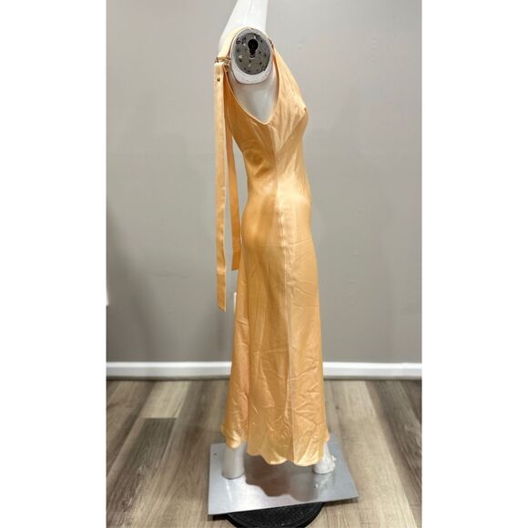 NWT Acler Sleeveless V-Neck Wycombe Midi Dress Buttermilk Size 2 $495 - Picture 8 of 10